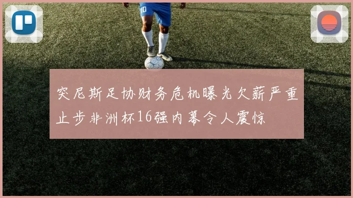 突尼斯足协财务危机曝光欠薪严重止步非洲杯16强内幕令人震惊
